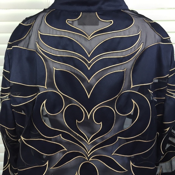 Chico's Travelers Collection Jacket Size 2 (L/12) - Picture 8 of 8